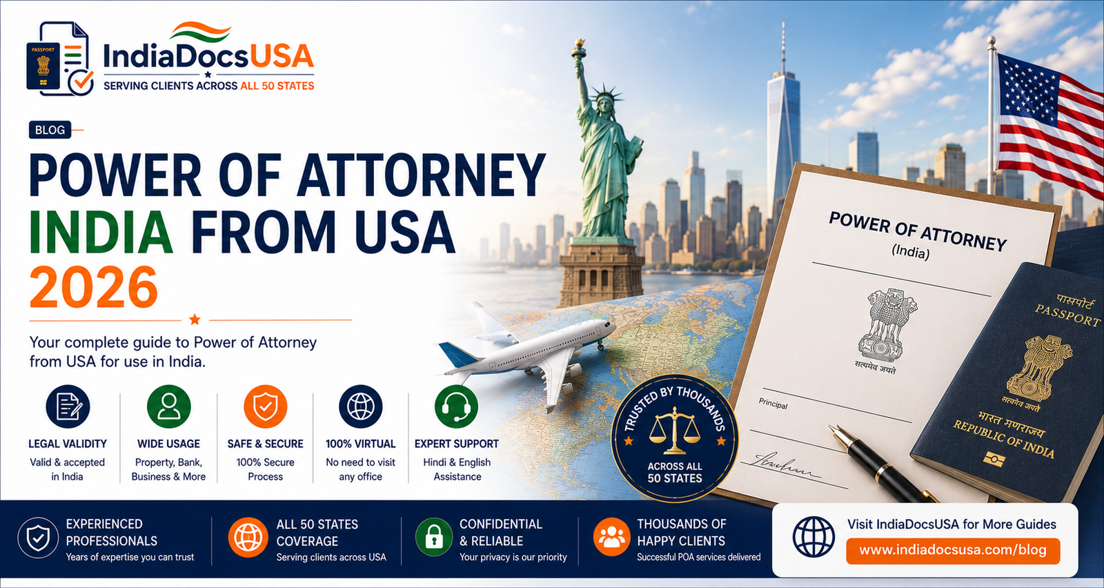 power of attorney India from USA 2026 — complete property and legal guide